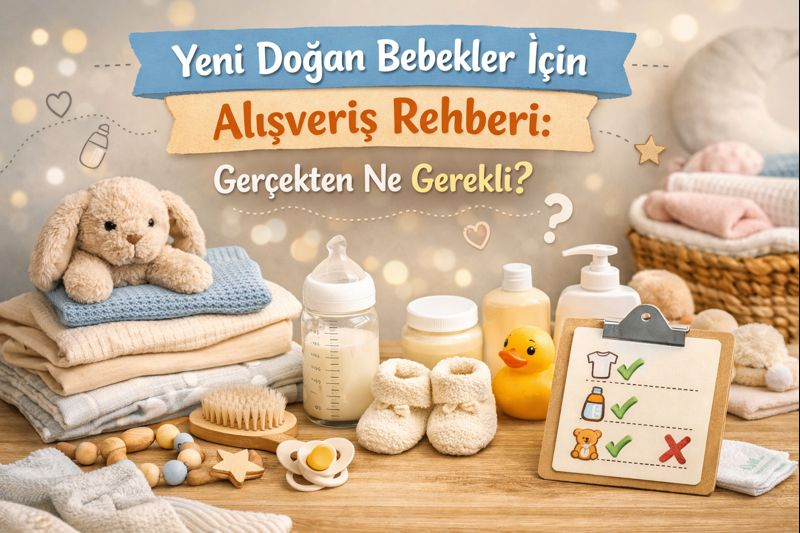 Yeni Doğan Bebekler İçin Alışveriş Rehberi: Gerçekten Ne Gerekli?