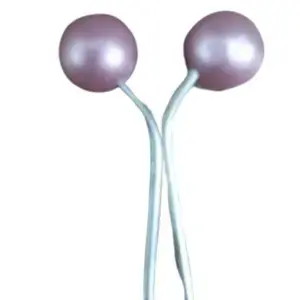 Eşarp Klipsi Top Model Düz Pembe 1 Adet