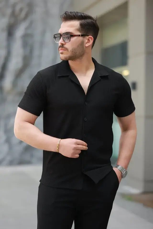 Erkek Ottoman Kumaş Pantolon Gömlek Takım