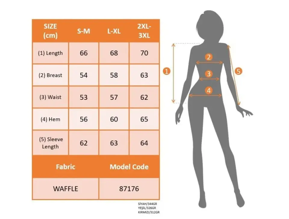 Kadın Uzun Kollu Kapşonlu önü Düğmeli Ve Bağcıklı Waffle Bluz