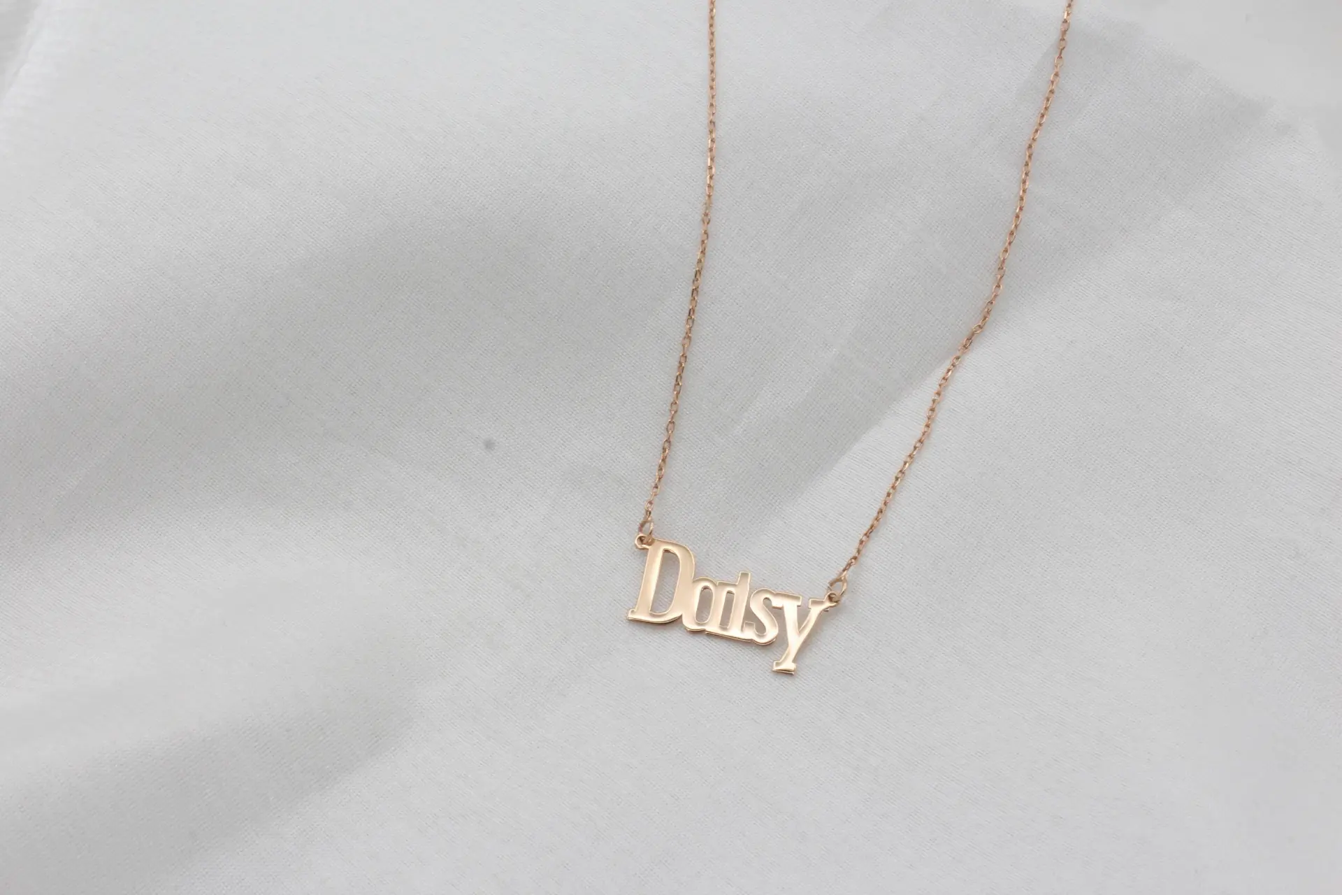 Kişiye Özel İsimli Kolye – 14K Altın Kaplama